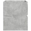 Bathroom Wall Mounted Cabinet Concrete Grey 80 x 38.5 x 45 cm Particleboard