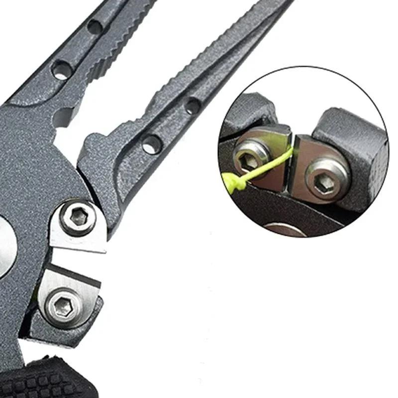 7 Inch High Quality Fishing Plier Precision Forged Stainless Steel Multitool Scissor Line Cutter Ring Opener Fishing Gear