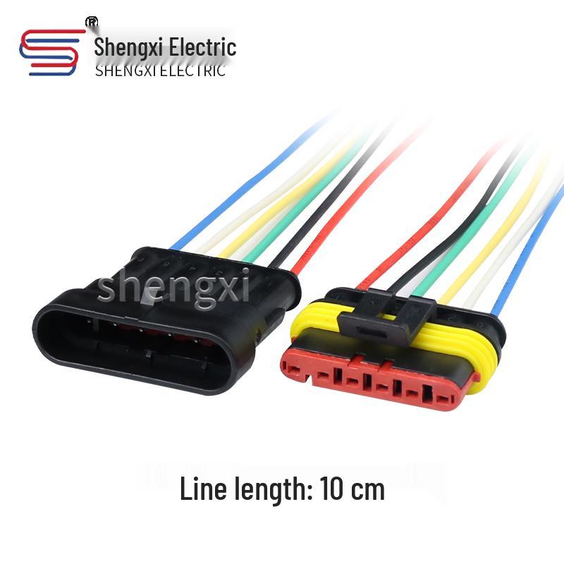 Waterproof Car Connector AMP Plug Socket with Wire – HID Male & Female