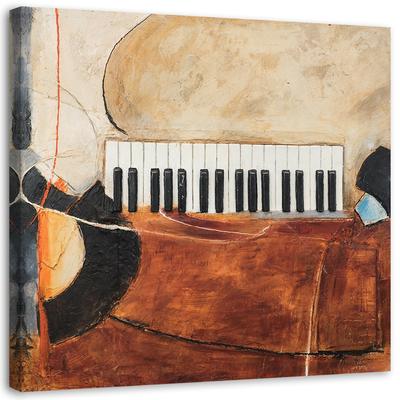 Canvas Print Piano Abstraction