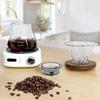 FGIUKC Coffee Server, Heat-Resistant Glass, Wooden Holder, Dripper, 600ml, with Measurement Markings, 2-4 Servings, Microwave Safe, V60 Hand Drip Set,