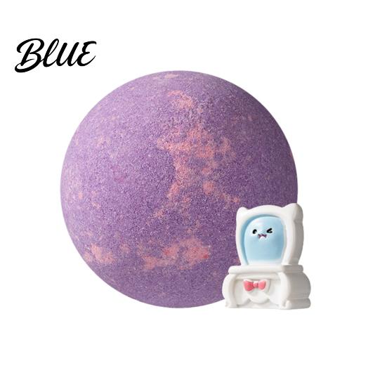 Spa Bath Ball Salt with Surprise Toy Inside Fruity Floral Plants Extract Handmade Natural Sea Bubble Women Men SPA Gift