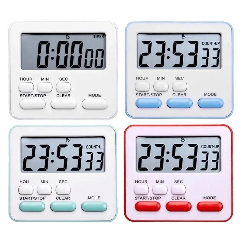 LCD Digital Display Cooking Alarm Clock Kitchen Timer Sleep Stopwatch Clock House Kitchen Accessory Countdown Timer Clock Amagi