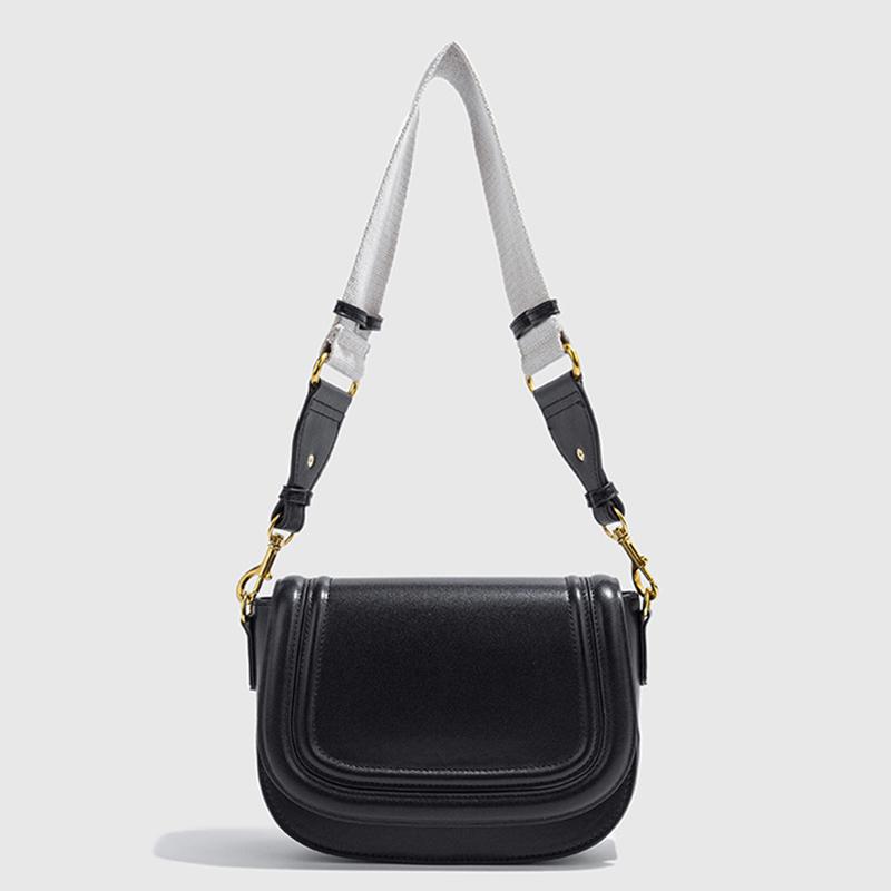 2026 New Women's Bag Wide Shoulder Strap Shoulder Bag Diagal Underarm Bag