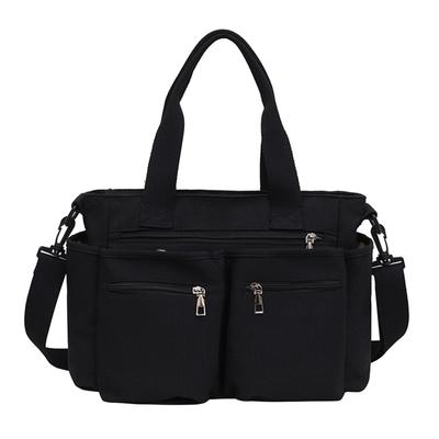 Omenluck Tote Bag, Ultra-Lightweight, Perfect for Commuting, School, and More. Features Pockets, Shoulder Bag, and Large Capacity. 2-Way Satchel.