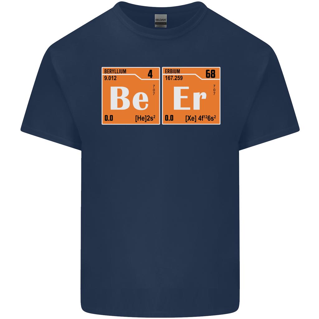 Beer Periodic Table Chemistry Geek Funny Unisexs Light Cotton TShirt