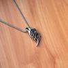 Vintage Nordic Pendant Creative Wolf Head Titanium Steel Necklace Personalized Titanium Steel Jewelry