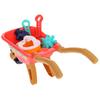 Children's Sandbox Sand Set Wheelbarrow Watering Can Molds - Orange
