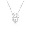 Fashion Light Luxury Titanium Steel Necklace Women'S High-End Pendant Sweet Temperament Collarbone Chain Does Not Fade Accessories