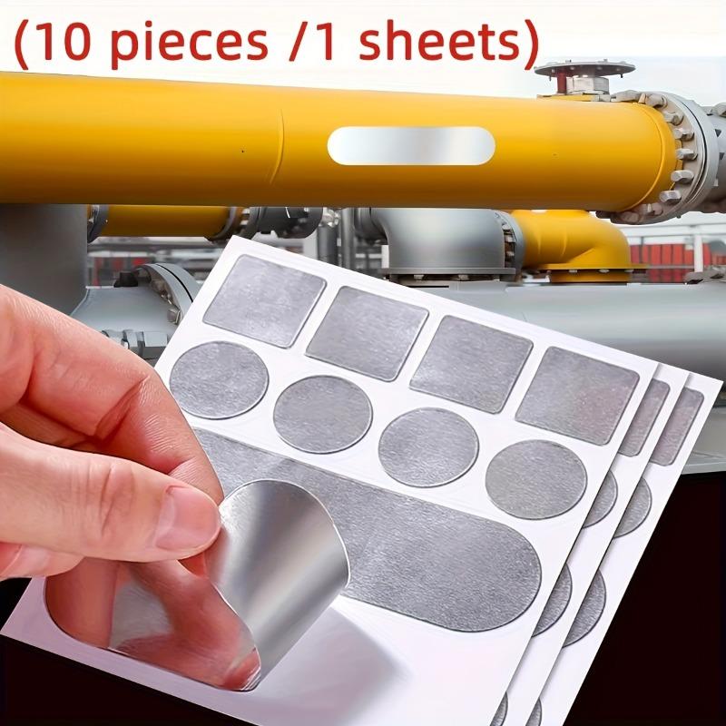 

10/30/40/100 high temperature resistant repair aluminum foil tape 10pcs срібний
