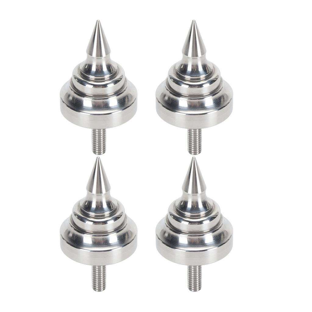 HiFi Speaker Spikes Shockproof Adjustable Stainless Steel Speaker Isolation Spike Feet for Amplifier