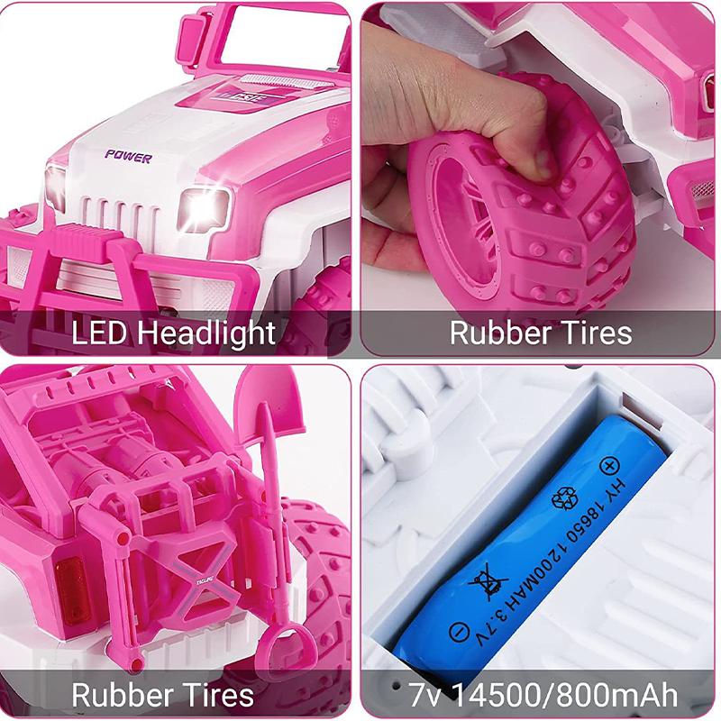 Remote Control Off-road Vehicle Pink Girl Toy Remote Control Car Climbing Car Children Boy Girl Toy Car Gift