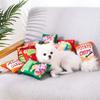 New Pet Toy Simulation Potato Chip Bag with Wear-resistant and Bite Resistant Design, Novel and Easy To Clean, Squeaking Sound Making Toy