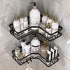 Toilet Triangle Shelf Bathroom No Punching No Nail Wall Mounted Storage Shelf Wall Corner Storage Rack