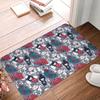 Japanese Sakura Flowers Cherry Blossoms Doormat Mat Anti-Slip  Bath Kitchen Bedroom Rug Carpet 40*60cm