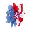 Decorative Wreath Artificial Cloth Dress Up Shop Window Decoration Wreath for Independence Day Family Holiday