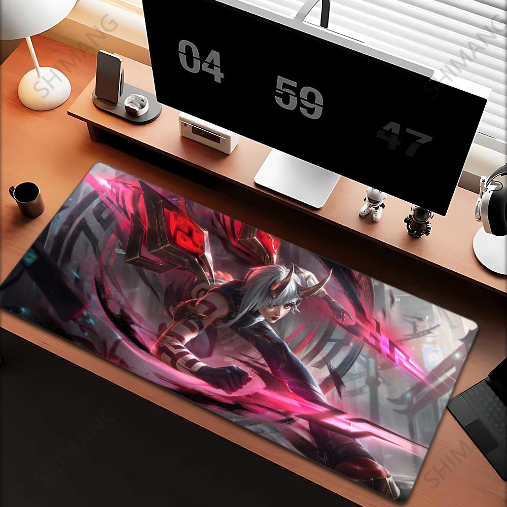 League of Legends Kaisa Large Mouse Pad Gaming Mousepad PC Gamer Computer Office Mouse Mat Keyboard Mat Desk Pad Laptop Mausepad