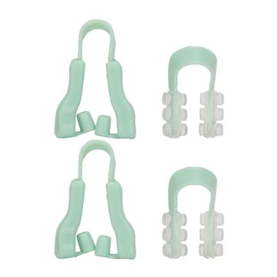 Silikon Nasenhochhebeclip Tragbarer Nasenbrücken-Begradigungsformerclip Grün