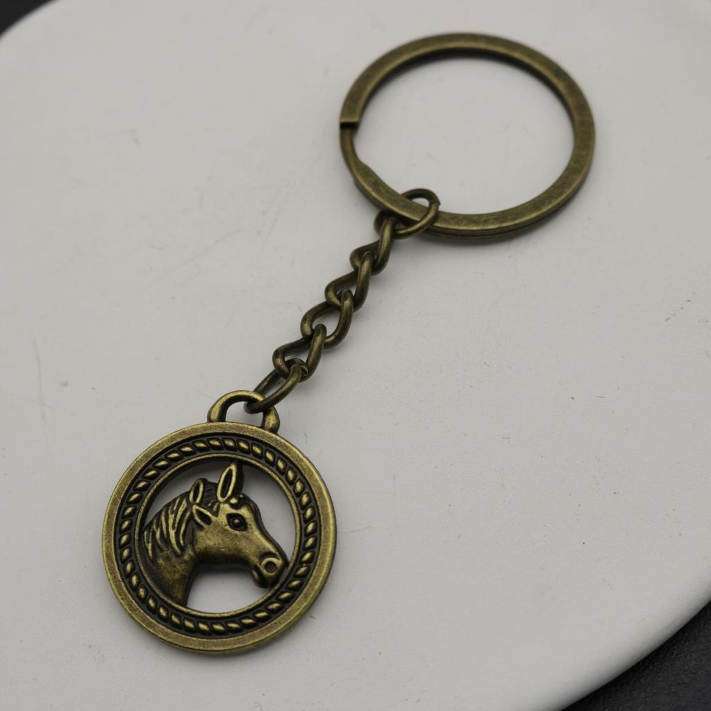 Hot Selling Jewelry, Simple Horsehead Keychain Pendant
