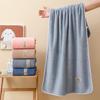 **Thickened Coral Fleece Absorbent Bath Towel Set - No Shedding**
