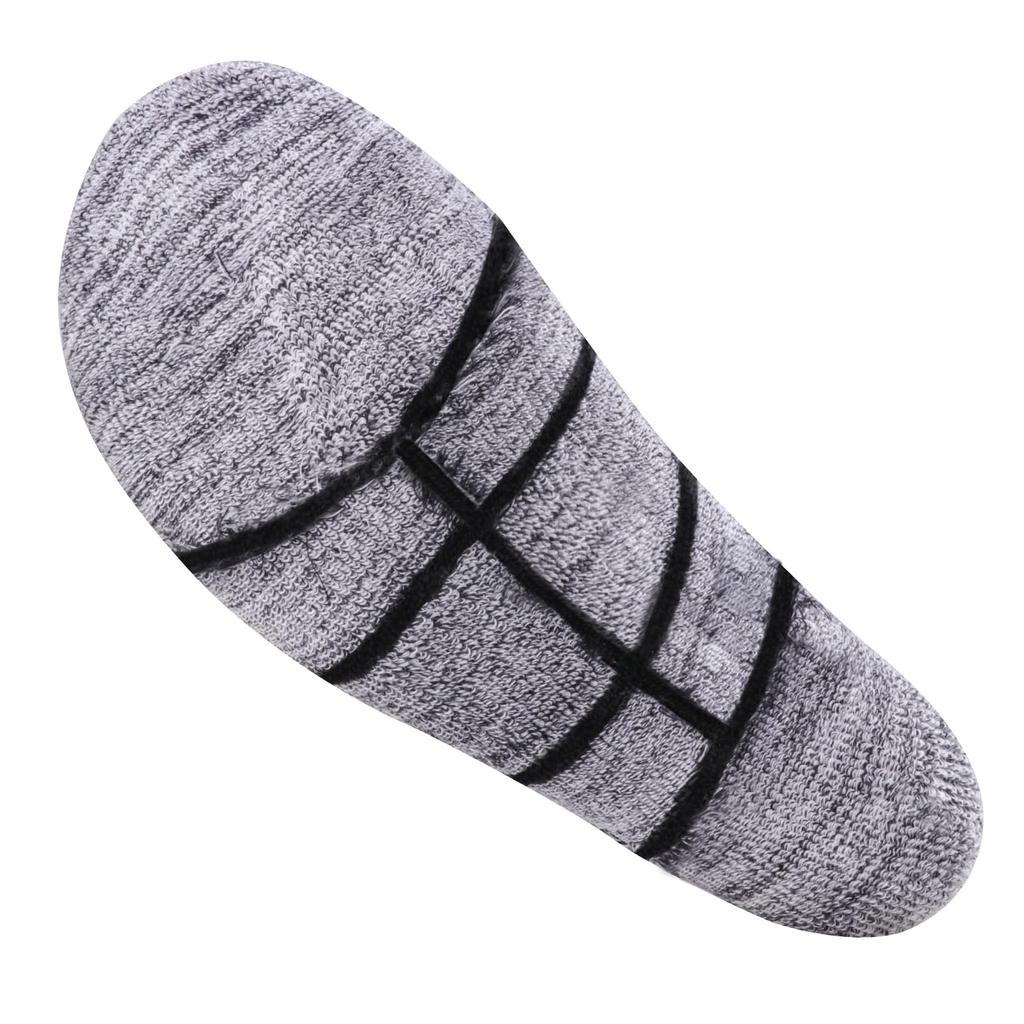 YUEDGE Crew Socks with Thick Cotton Cushioning for and Sizes 5 Pairs Men's Breathable, Sweat-Wicking, Odor-Resistant Sports, Hiking, Work, 27-29cm,