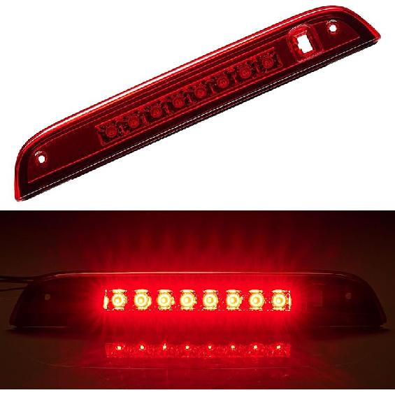 Third 3Rd Brake Light LED For 2014-2018 Chevy Silverado/GMC Sierra 1500 2500HD 3500HD, High Mount Rear Brake Lights Assembly, Waterproof Center Cab