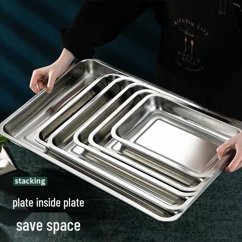 Lijia 304 Stainless Steel Perforated Square Tray
