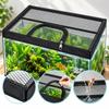 Filet de Couverture d'Aquarium à Mailles Fines Noir Couvercle d'Aquarium Filet Anti-saut Aquarium Aquariums Domestiques