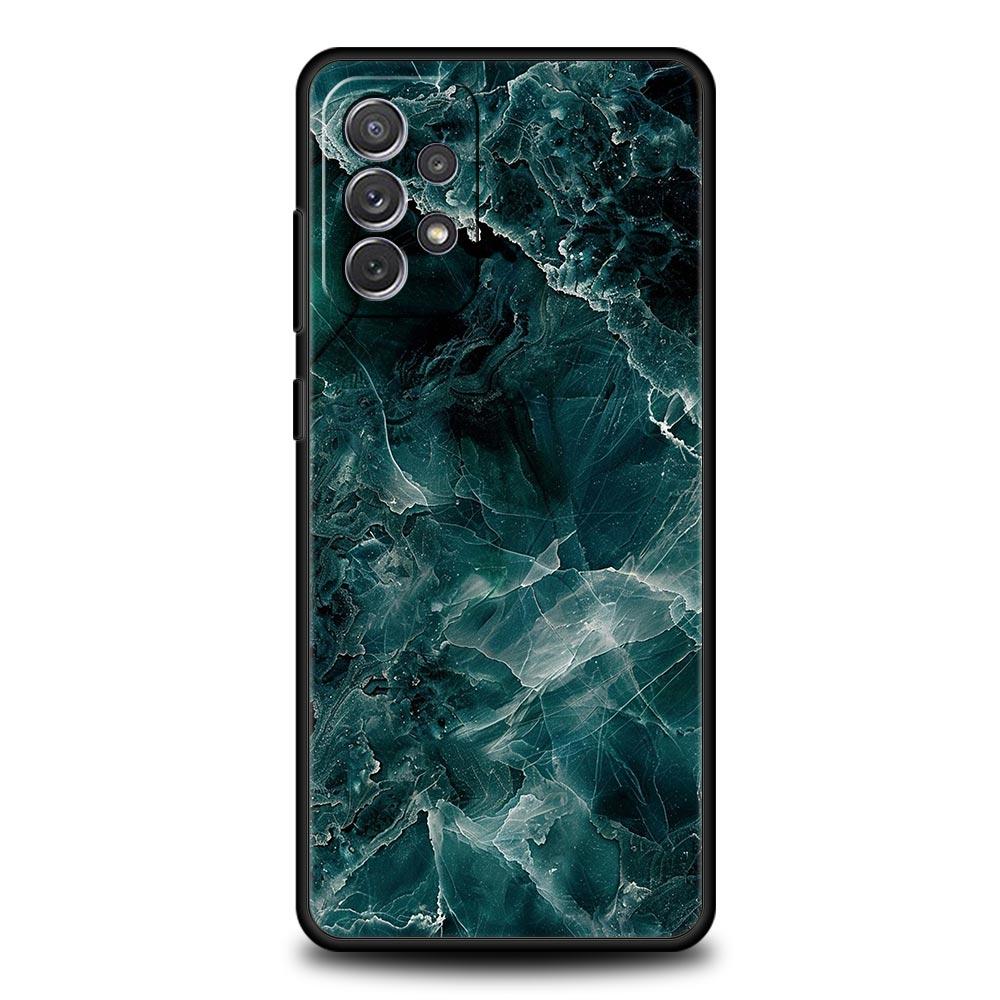 Phone Case For Samsung Galaxy A15 A13 A51 A71 A41 A31 A21S A03S A05 A35 A55 A23 A25 A33 A53 A73 5G Cover Fashion Marble Pattern