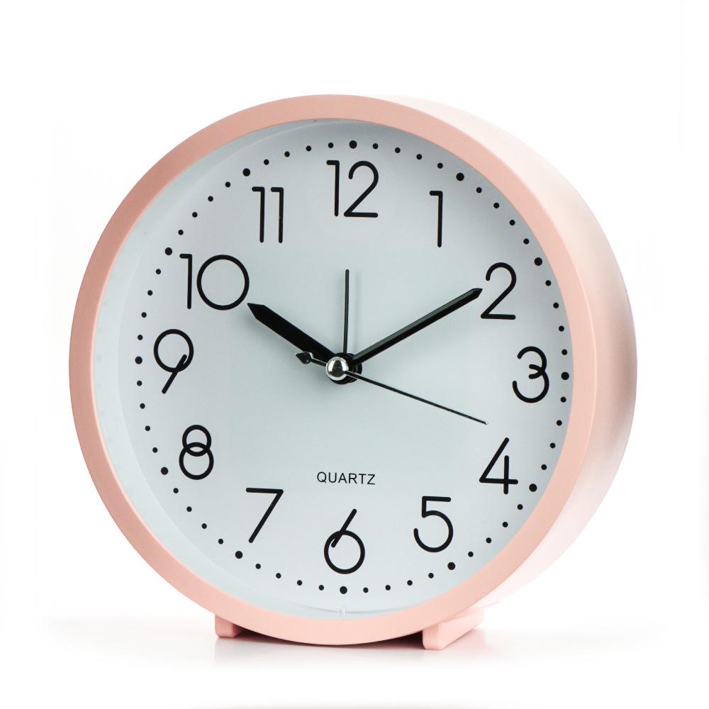 Fashionable Simple Alarm Clock Large-sized Clock Can Be Hung Without Punching Student Desk Decoration Pendulum Clock Lazy Bedside Table