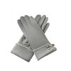 Full Finger Women Suede Gloves Plush Winter Mittens Vintage  Gloves  Sports