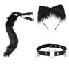 Japanese Handmade Cosplay Cat Accessory Set: Cat Ear Headband & Tail Suit