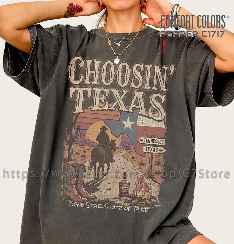 Футболка Ella Choosin039 Texas Comfort Colors Футболка с надписью Lone Star State of Mind S3XL Унисекс Футболка S