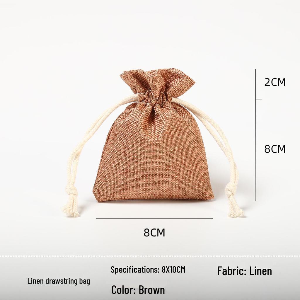 Custom Drawstring Wenwan, Cotton, Linen, or Rice Bag