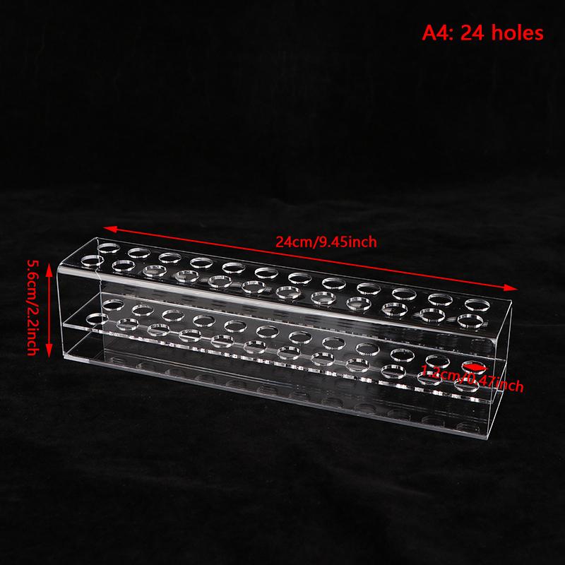 Augenbrauenbürsten-Röhrchen-Ausstellungsstand Wimpernbürsten-Aufbewahrungshalterung Pinzettenhalter Acryl Beauty Makeup Tools Wimpernpflanzung