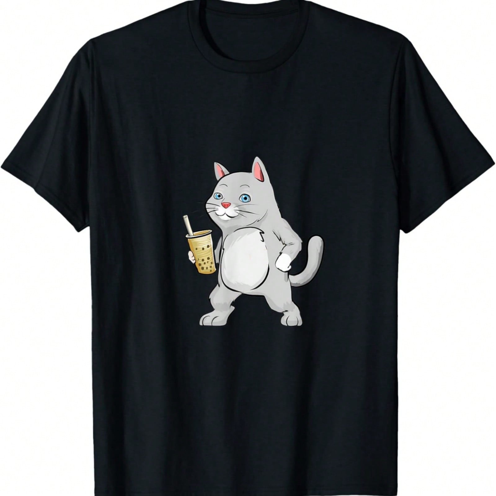 Milk Tea Cute Cat Lover Loves Pet Cats Kittens Lovers T-Shirt S разноцветный