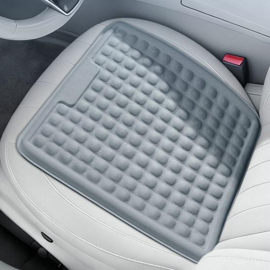 Cooling Gel Seat Cushion for Office Gaming Chair Breathable Ice Silk Pad for Car Summer Pressure Relief Mat for Long Sitting