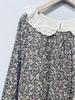 2026 Spring Women's Japanese Doll Collar Floral Cotton Dress, Loose Fit.