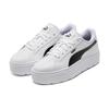 Puma Womens Karmen Leather 'White Black' (women's Sizes) White / Black Skateboard Shoes 384615 02