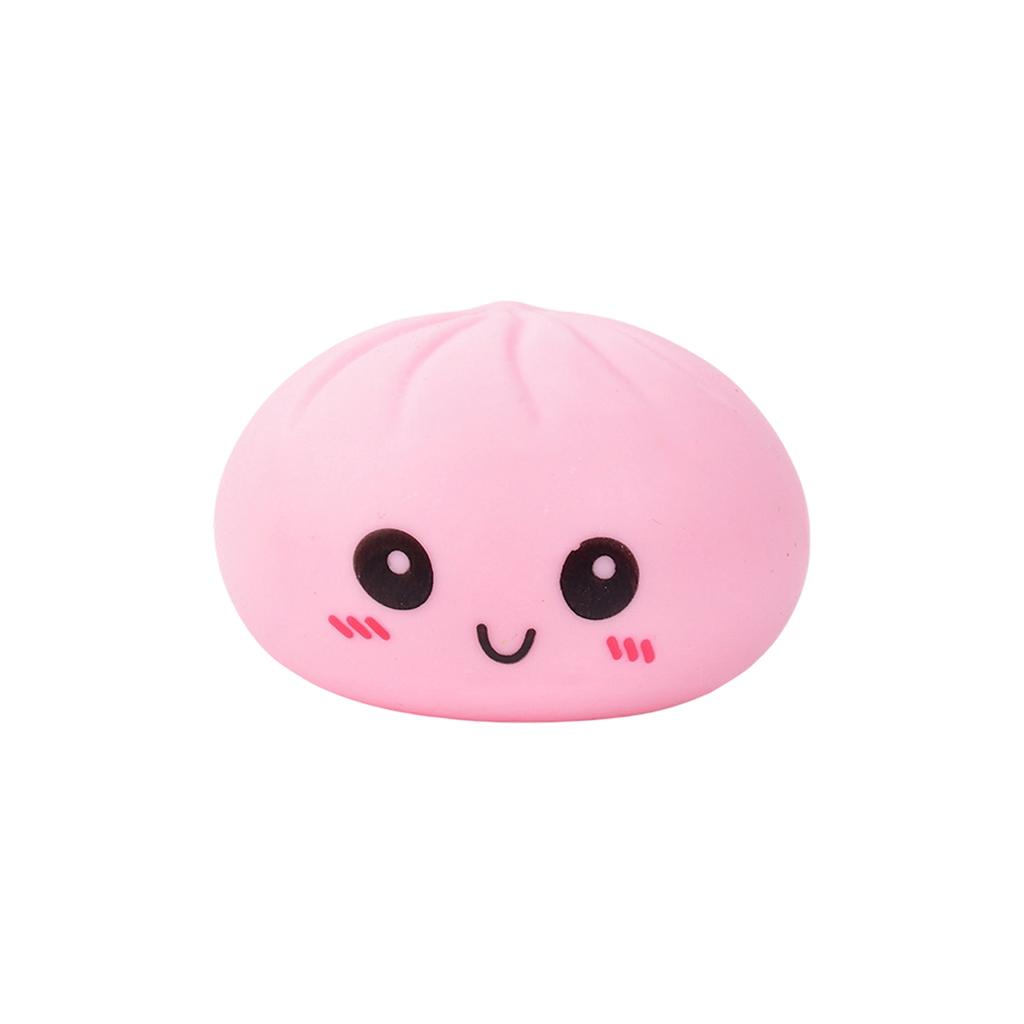 Soft Squeeze Steamed Stuffed Bun Stress Relief Toy With Slow Rising Steamer For Office Adult And Student Hand Relaxing