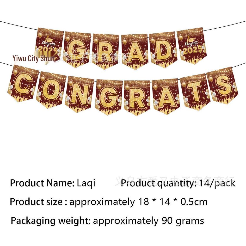 Graduation Party Disposable Tableware Set: Paper Plates, Cups, Banner, Tablecloth, and Knives. Perfect for University Graduation Celebrations.