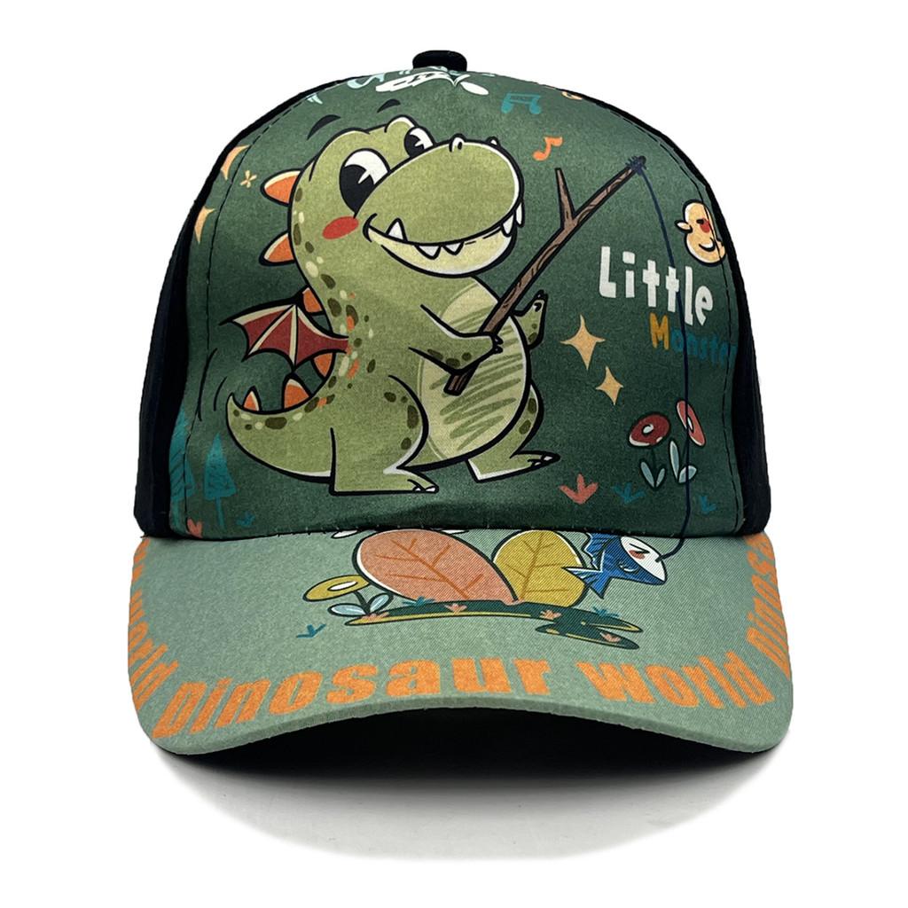 Dinosaur Cartoon Kids Baseball Cap With Sun Protection For Summer Play And Outdoor Activities