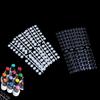 1 Set Nail Color Cards Exquisite Nail Decor Plastic Women Nail Swatches Sticks Display Tips for Nail Polish Bottle Cap