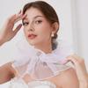 Ruff Collar Ruffled Victorian Cosplay Tie for Shirt Blouse Decorative Spread False Collar Play Costume Accessories