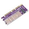 PCIe 5.0 to M.2 NVMe Adapter Support PCIe 5.0 4.0 3.0 2.0 1.0 M.2 SSD Expansion Card for 2230 2242 2260 2280 SSDs
