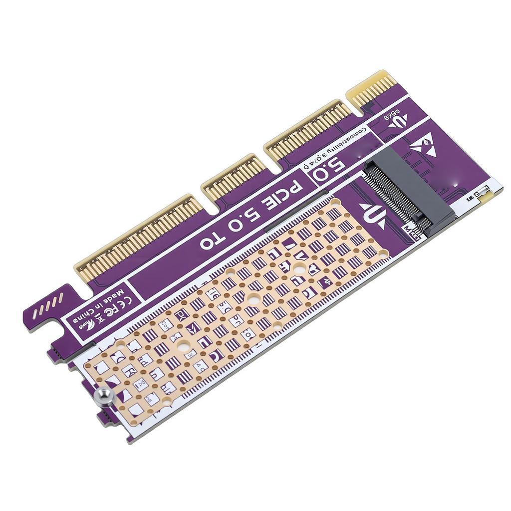 PCIe 5.0 to M.2 NVMe Adapter Support PCIe 5.0 4.0 3.0 2.0 1.0 M.2 SSD Expansion Card for 2230 2242 2260 2280 SSDs