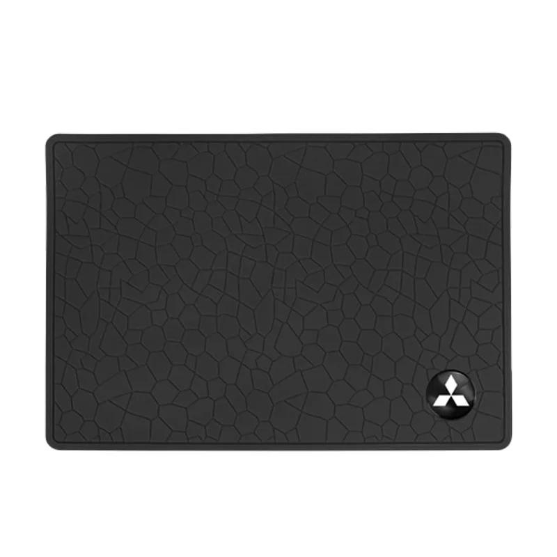 Car Anti-Slip Mat Dashboard Silicone Sticky Storage Pad Interiors For Mitsubishi Eclipse Lancer Outlander Pajero ASX Colt I200
