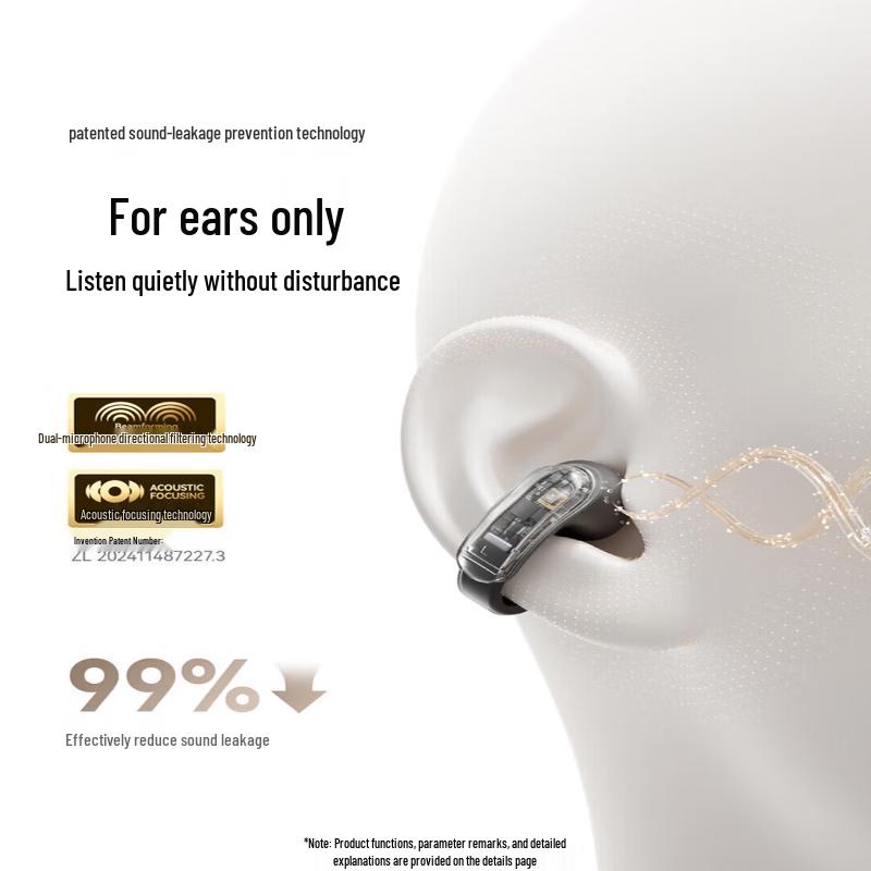 SANAG S9S AI Ear-Clip Open-Ear Bluetooth Headset