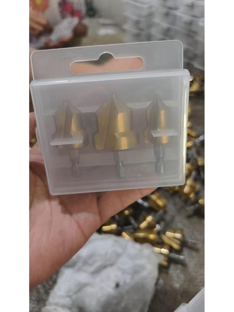 Upgraded Three-Blade PPR Outlet Drill Bit for Plumbing and Electrical Pipe Installation