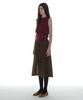 PARTIMENTO WOMEN Studded Knit Sleeveless Top_Plum